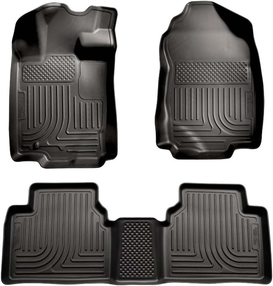 Husky Liners 98361 Fits 2006 Lincoln Zephyr, 2010-12 Ford Fusion, 2010-12 Lincoln MKZ, 2010-11 Mercury Milan - Front Wheel Drive Weatherbeater Front & 2nd Seat Floor Mats