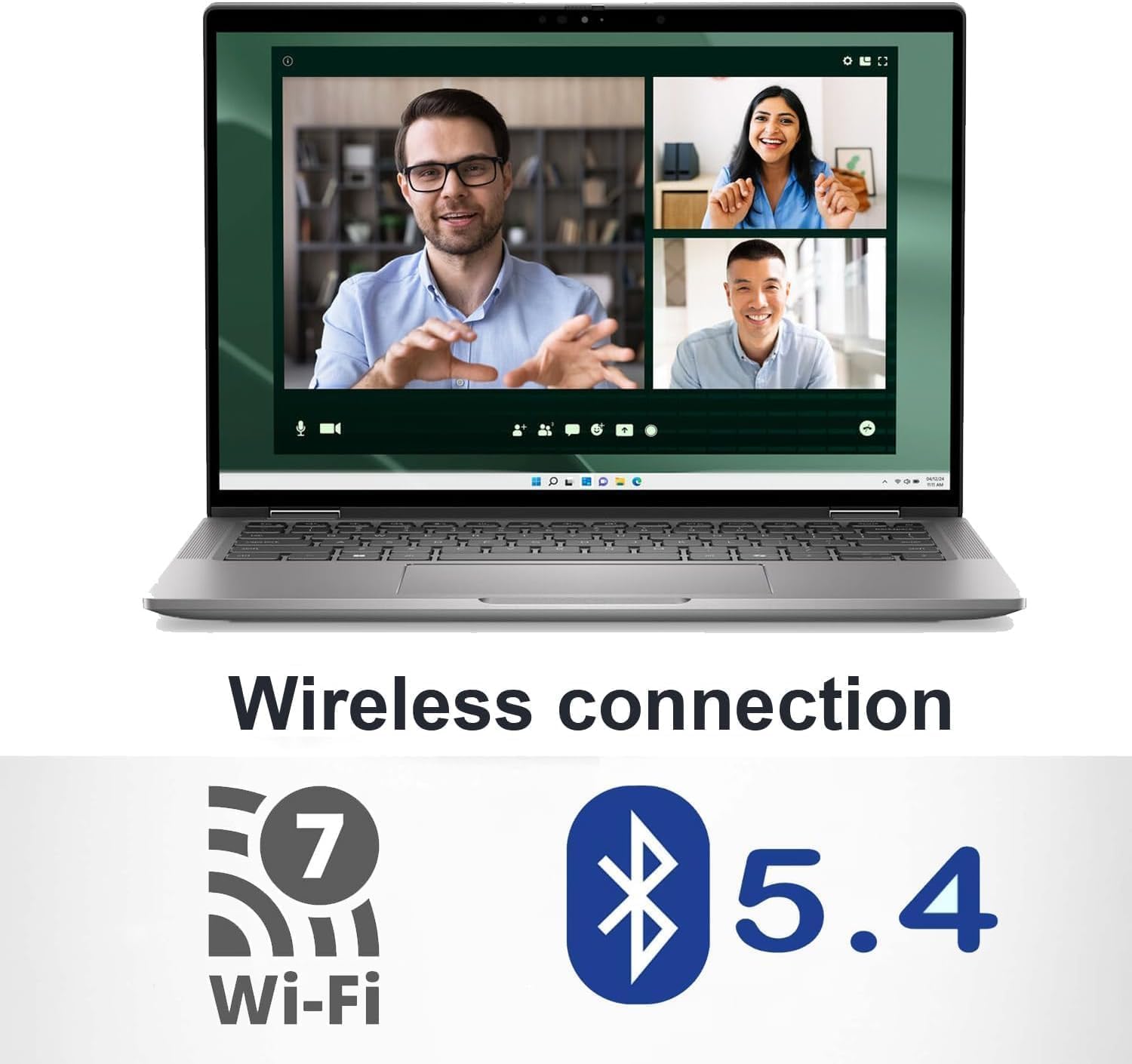 Dell Latitude 7450 7000 2-in-1 Business AI PC Laptop (14' FHD+ Touchscreen, Intel 12-Core Ultra 7 165U (> i7-1365U), 16GB DDR5, 512GB SSD), Backlit, Fingerprint, Thunderbolt 4, IR Webcam, Win 11 Pro