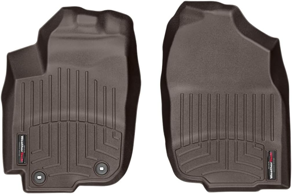 WeatherTech Custom Fit FloorLiners for Toyota RAV4, RAV4, RAV4-1st Row (475101), Cocoa