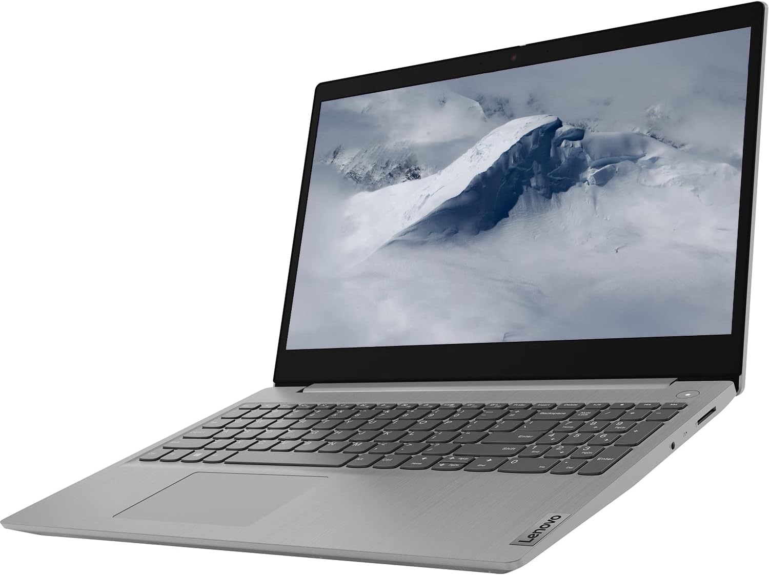 Lenovo IdeaPad 3i Laptop, 15.6' HD Touchscreen Display, Intel Core i3-1115G4 Processor, 8GB DDR4 RAM, 128GB PCIe SSD, Bluetooth, Webcam, Wi-Fi 6, HDMI, Windows 11 Home, Grey