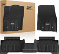 3W Floor Mats for Toyota Tacoma 2024 2025 2026 Double Cab Auto Tran(Not Fit Hybrid & XtraCab), TPE All Weather Custom Fit Floor Liner for Tacoma TRD/SR/SR5/limited Car Liners.