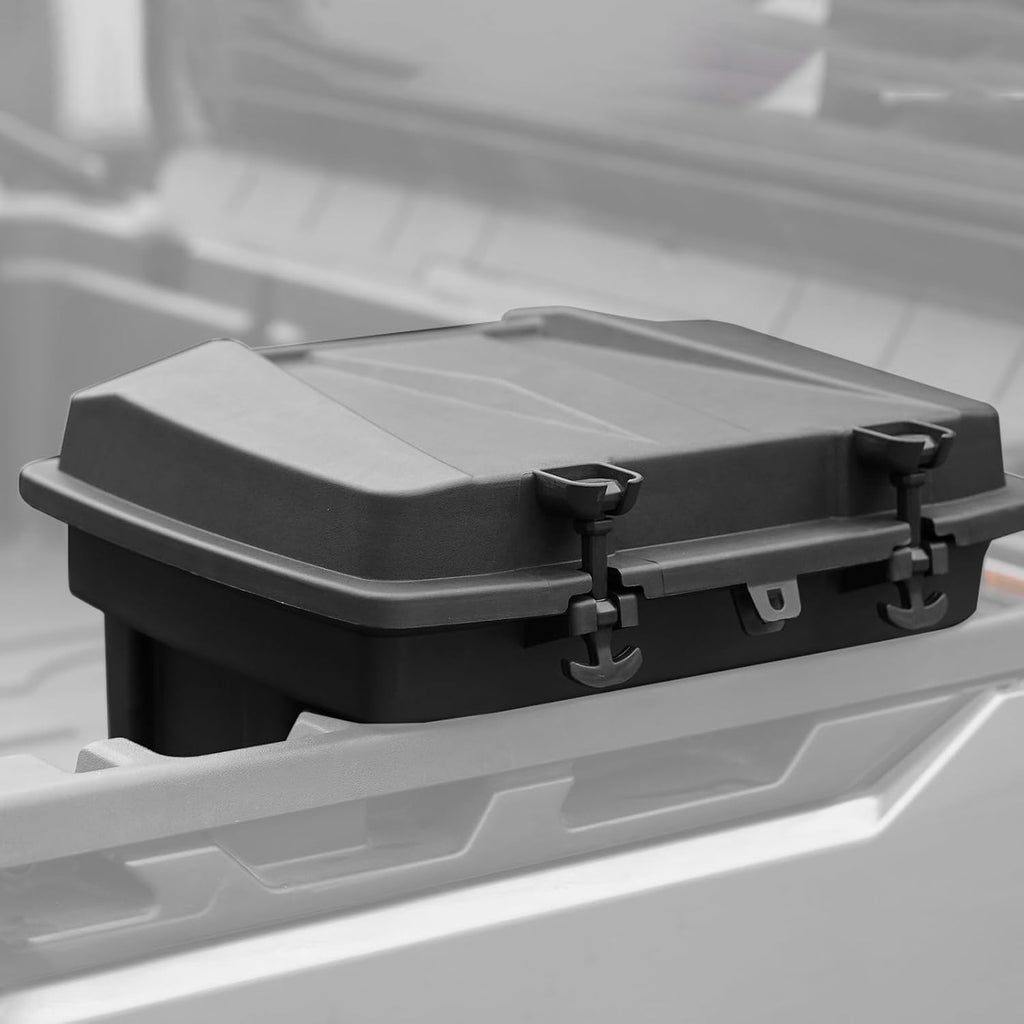 A & UTV PRO Bed Storage Box for Can Am Defender, HD10 HD9 HD8 HD5 Max/Can Am Commander, Compatible with Can-Am Defender 2016-2026 Accessories Removable Tool Box Rear Cargo Box