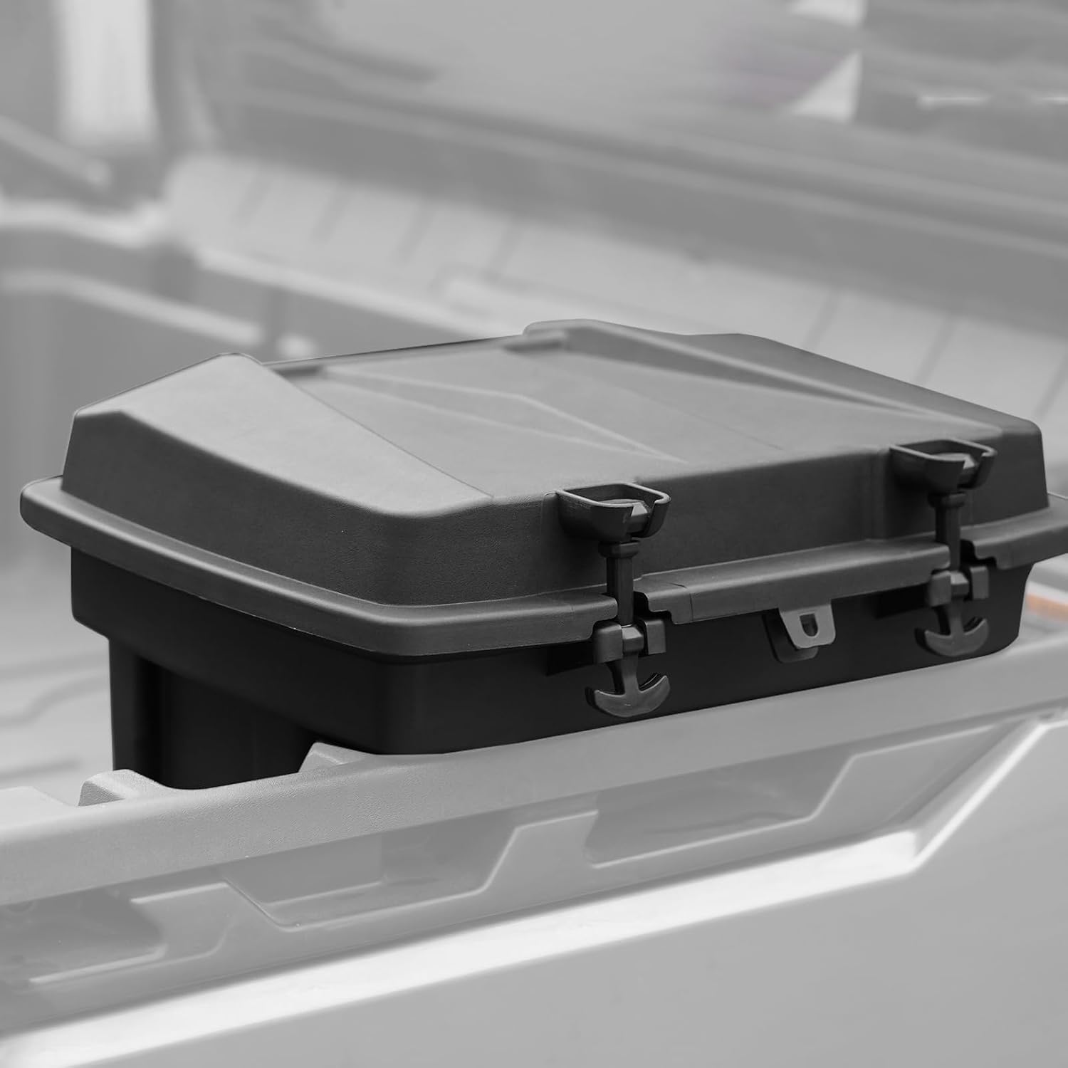 A & UTV PRO Bed Storage Box for Can Am Defender, HD10 HD9 HD8 HD5 Max/Can Am Commander, Compatible with Can-Am Defender 2016-2026 Accessories Removable Tool Box Rear Cargo Box