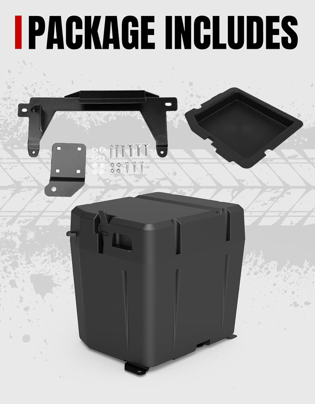 A & UTV PRO Under Seat Dry Storage Box for Polaris Ranger XP 1000, Waterproof (Fit Door) Lockable Storage Boxes Compatible with 2018-2025 Ranger XP 1000, Replace OEM #2882910 (Lock Not Included)