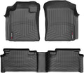 WeatherTech Custom Fit FloorLiners for Toyota Tundra - 1st & 2nd Row (44044-1-2), Black