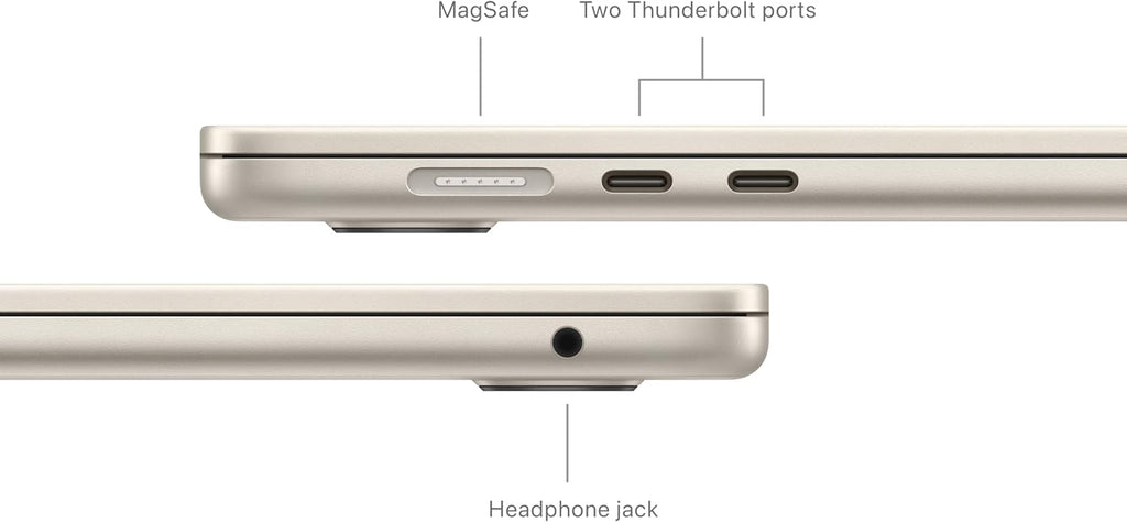 Apple 2024 MacBook Air 15-inch Laptop with M3 chip: Built for Apple Intelligence, 15.3-inch Liquid Retina Display, 8GB Unified Memory, 512GB SSD Storage, Backlit Keyboard, Touch ID; Starlight