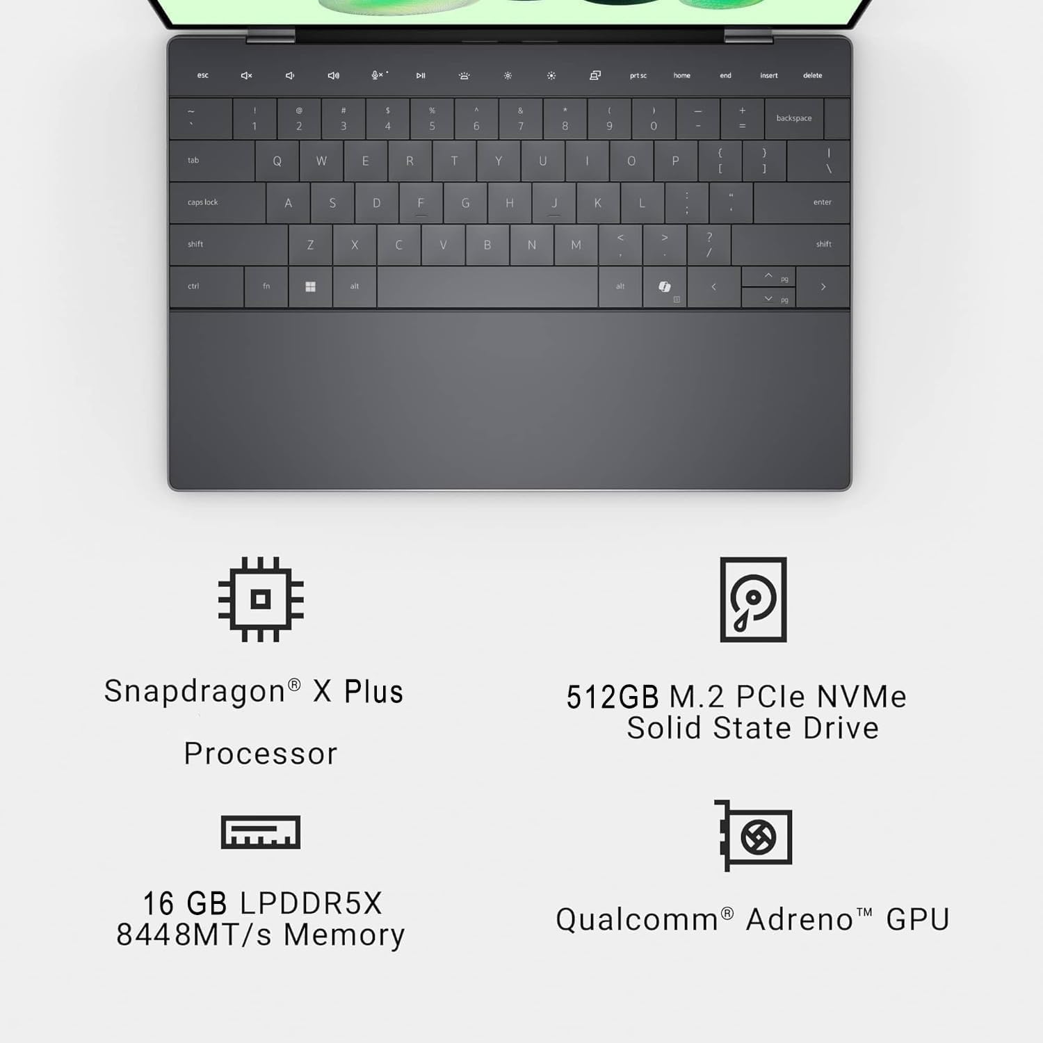 Dell XPS 13 9345 Laptop, Copilot+ AI PC (13.4' FHD+ 120Hz, Snapdragon X Plus (> Intel i7-1355U), 16GB 8448MT/s RAM, 512GB SSD) Long Battery Life, IR Webcam, Fingerprint, Wi-Fi 7, Win 11 Pro (Renewed)
