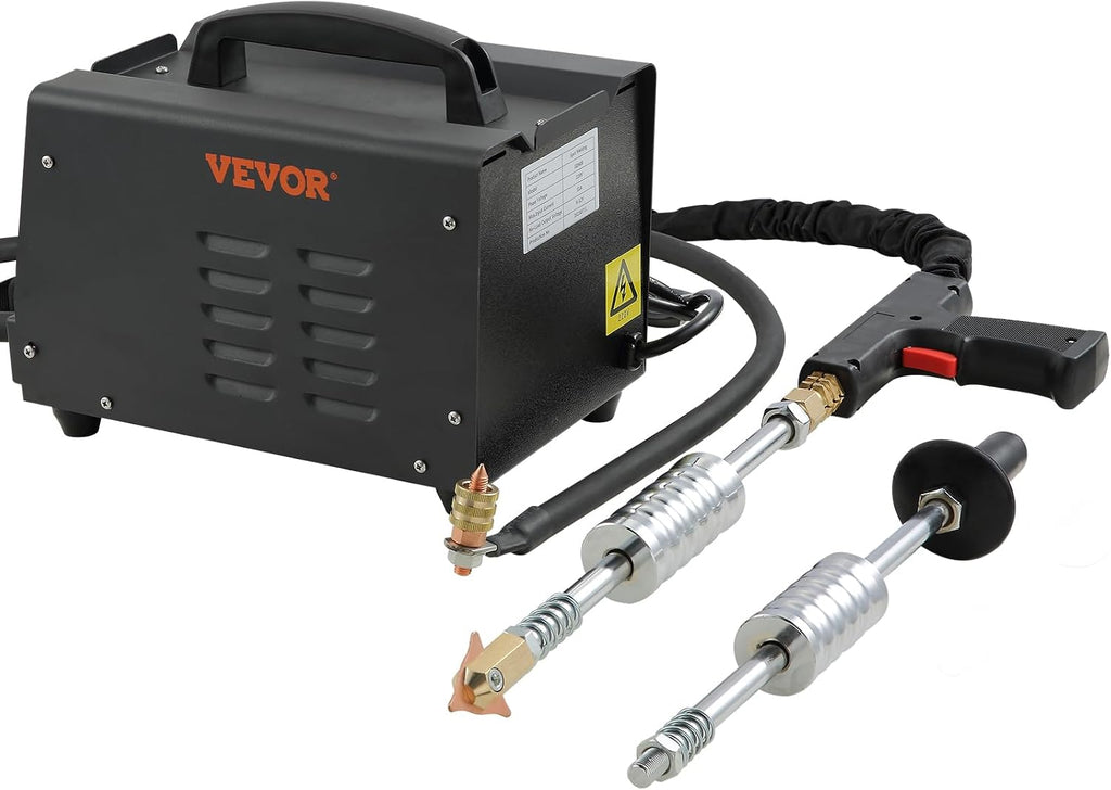 Bestauto VEVOR 110V Spot Welder Dent Puller, 3000W Stud Welder Dent Repair Kit, 7 Models Spot Welding Machine for Car Body Dent Repair