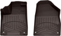 WeatherTech FloorLiner HP Custom Fit Floor Mats for Acura MDX - 1st Row (475761IM), Cocoa