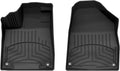 WeatherTech FloorLiner HP Custom Fit Floor Mats for Acura MDX - 1st Row (445761IM), Black
