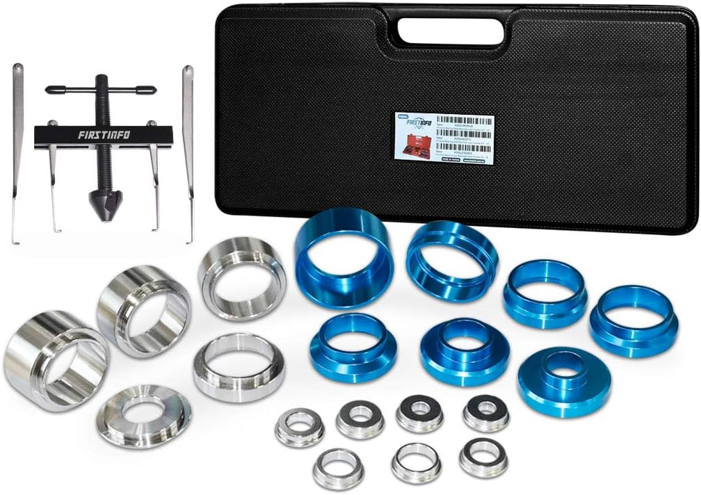 FIRSTINFO F3281L Crankshaft and Camshaft Bearing Removal and Installation Kit, Crank and Cam Seal Service Tool Kit