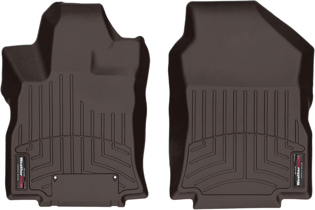 WeatherTech Custom Fit FloorLiners for Subaru Ascent, Ascent, 1st Row (4714751), Cocoa