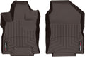 WeatherTech Custom Fit FloorLiners for Subaru Ascent, Ascent, 1st Row (4714751), Cocoa
