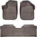 WeatherTech Custom Fit FloorLiners for Buick Envision - 1st & 2nd Row (47964-1-2), Cocoa