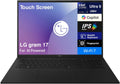 LG gram 17 Business Laptop, 17.0″ Touchscreen IPS WQXGA Display (Intel Ultra 9-288V, 32GB LPDDR5X, 4TB PCIe SSD, Intel Arc 140V, AI Copilot, Backlit KB, Windows 11 Pro) w/MS 365 & DKZ USB Hub