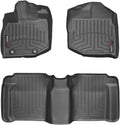 WeatherTech Custom Fit FloorLiners for Honda Fit - 1st & 2nd Row (444671-441812), Black