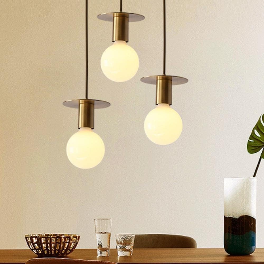 Ball-Shaped Glass Chandelier Lampshade - Modern Style Pendant Lamp E27 Screw Single Head Lighting Fixtures Attic Bedside Study Decoration Hanging Light,Modern Design