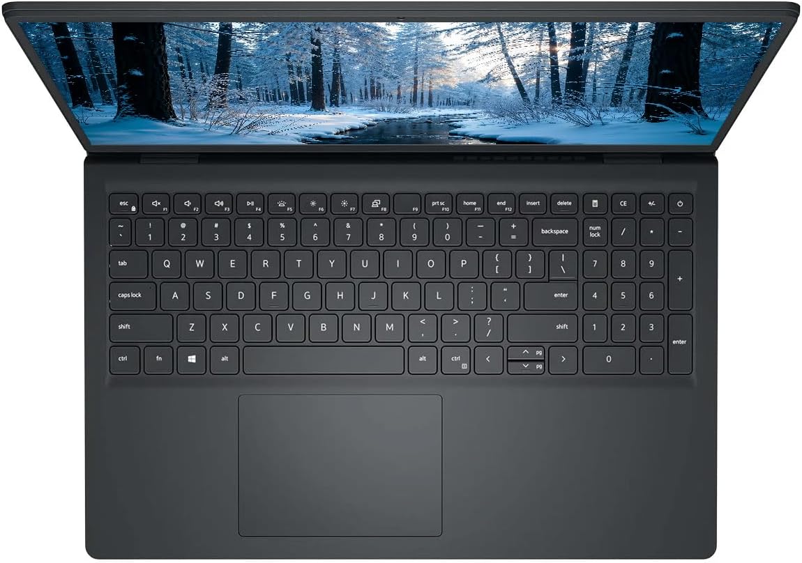 Dell Inspiron 15.6' Business Laptop Computer, Windows 11 Laptop 16GB RAM 512GB SSD, AMD Ryzen 7 7730U (8-Core) Processor, FHD 1920 x 1080 LED Touchscreen, Numeric Keypad, HDMI, Black