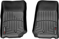 WeatherTech Custom Fit FloorLiners for Jeep Wrangler 2-Door, Wrangler Unlimited 4-Door, 1st Row (441051), Black
