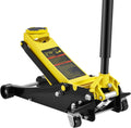 VEVOR 3 Ton Low Profile Floor Jack | Heavy-Duty Racing, Dual Pistons Quick Lift Pump, Lifting Range 3.35'-19.69'