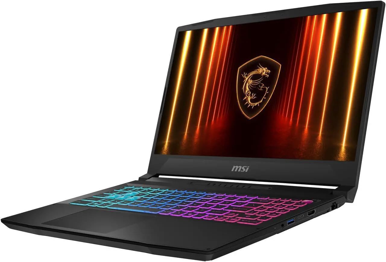 msi Katana 15 HX Gaming Laptop 15.6' 165Hz WQHD(2560x1440) IPS Display Intel 16-Core i7-14650HX 48GB DDR5 4TB SSD NVIDIA GeForce RTX 5070 8GB GDDR7 Wi-Fi 6E 4-Zone RGB Backlit Keyboard Win11 Pro