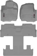WeatherTech Custom Fit FloorLiners for Ford Expedition Max - Full Set (461665-1-5), Grey