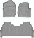 WeatherTech FloorLiner HP Custom Fit Floor Mats for Ford Super Duty - 1st & 2nd Row (461012-1-6IM), Grey