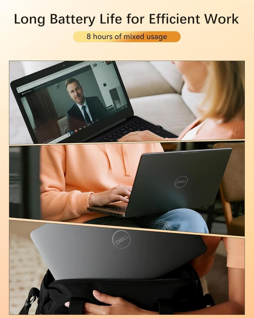 Dell Inspiron 15.6' FHD Touchscreen Laptop, 13th Gen Intel Core i5 (Beat i7-1250U), 16GB RAM, 1TB Storage (512GB PCIe SSD + 512GB External), USB-C, Win 11 with MS Office, Long Battery Life