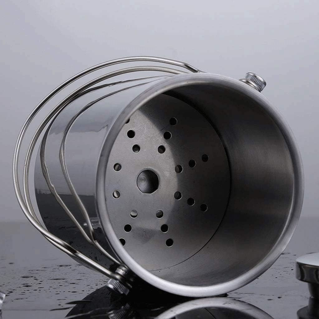 Ice Bucket,Thick Double Stainless Steel with Lid Red Wine Bar Appliance Insulation Cold Champagne Bucket Refrigerated Bucket