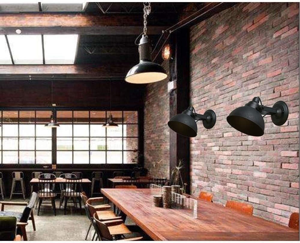 Retro Industrial Wall Sconce Single Head Adjustable Black Baking Paint Wrought Iron Wall Illumination Hollow Lampshade Brushed Nickel Bathroom Wall Lantern,Modern Design