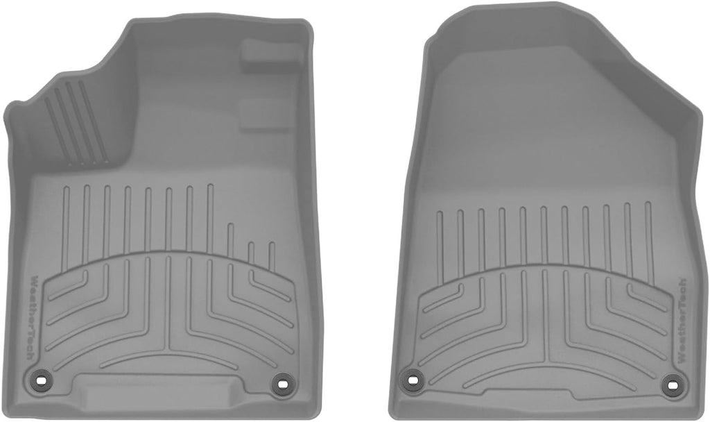 WeatherTech FloorLiner HP Custom Fit Floor Mats for Acura MDX - 1st Row (465761IM), Grey