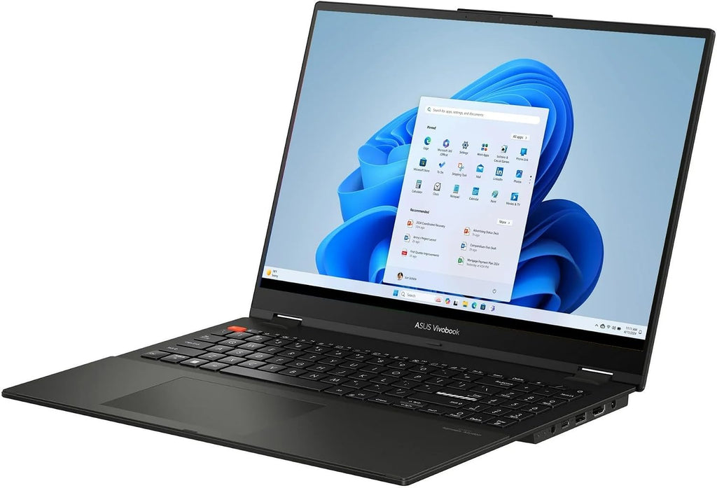 ASUS Vivobook Touch Flip 16 2-in-1 Laptop Intel 10-core i5-1335u (Beats i7-1255u) 16in WUXGA 16GB RAM 512GB SSD 4K Graphics Backlit Keyboard W11 (TP360 – Renewed)