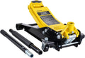 VEVOR Low Profile Floor Jack 2 Ton (4400 lbs), Heavy Duty Iron Hydraulic Racing Floor Jack, Hydraulic Car Jack, Dual Piston Quick Lift Pump, 3'-18.5' Height Lifting Range (Yellow)