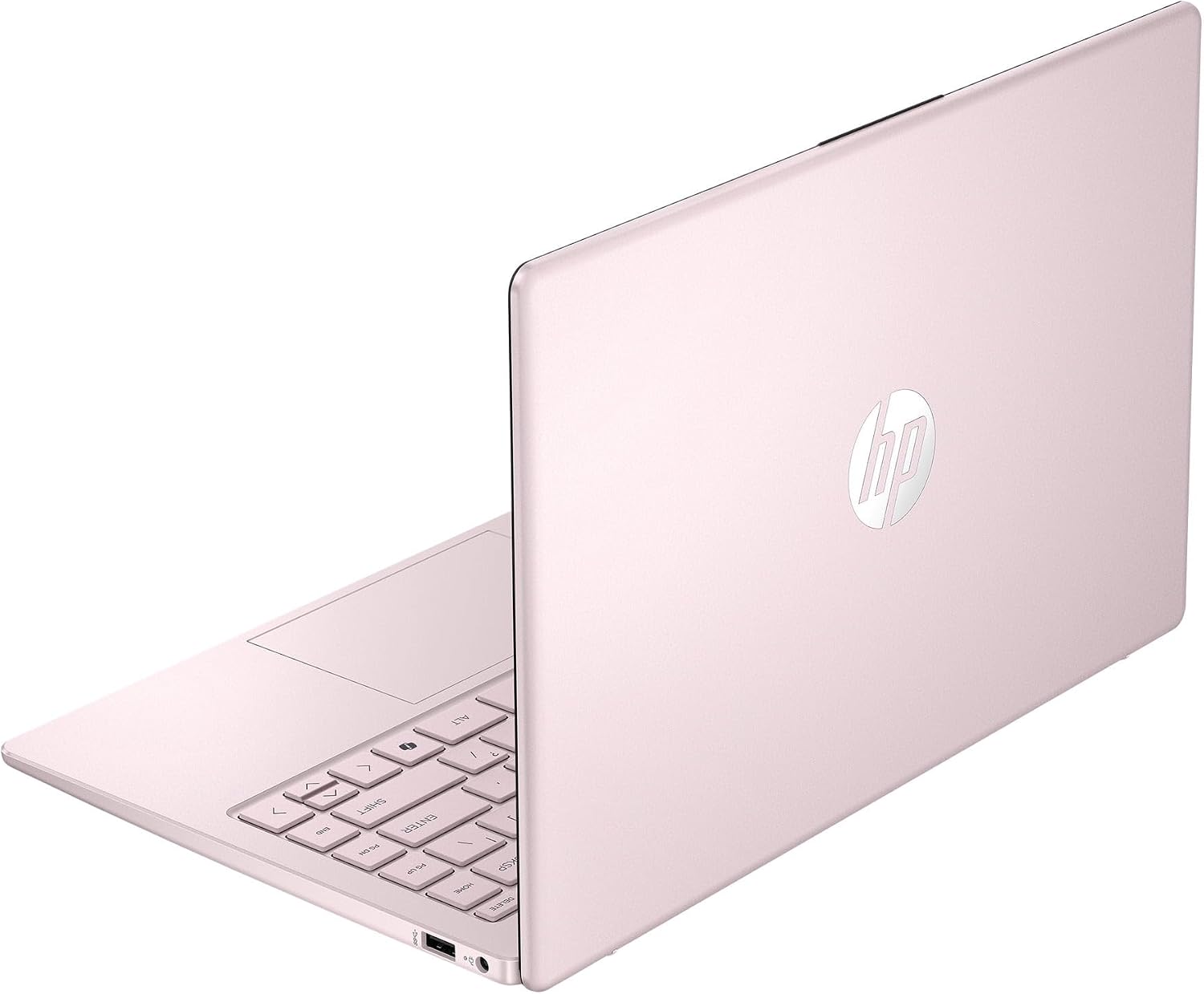 HP 14-EP200 Personal Laptop, 2025, 14' 1366x768, Intel-4 CoreIntel Processor N150, 32GB DDR4, 128GB eMMC+1TB SSD, Win11 Home, Wi-Fi 6, BT 5.3, 720p HD Camera, Tranquil Pink