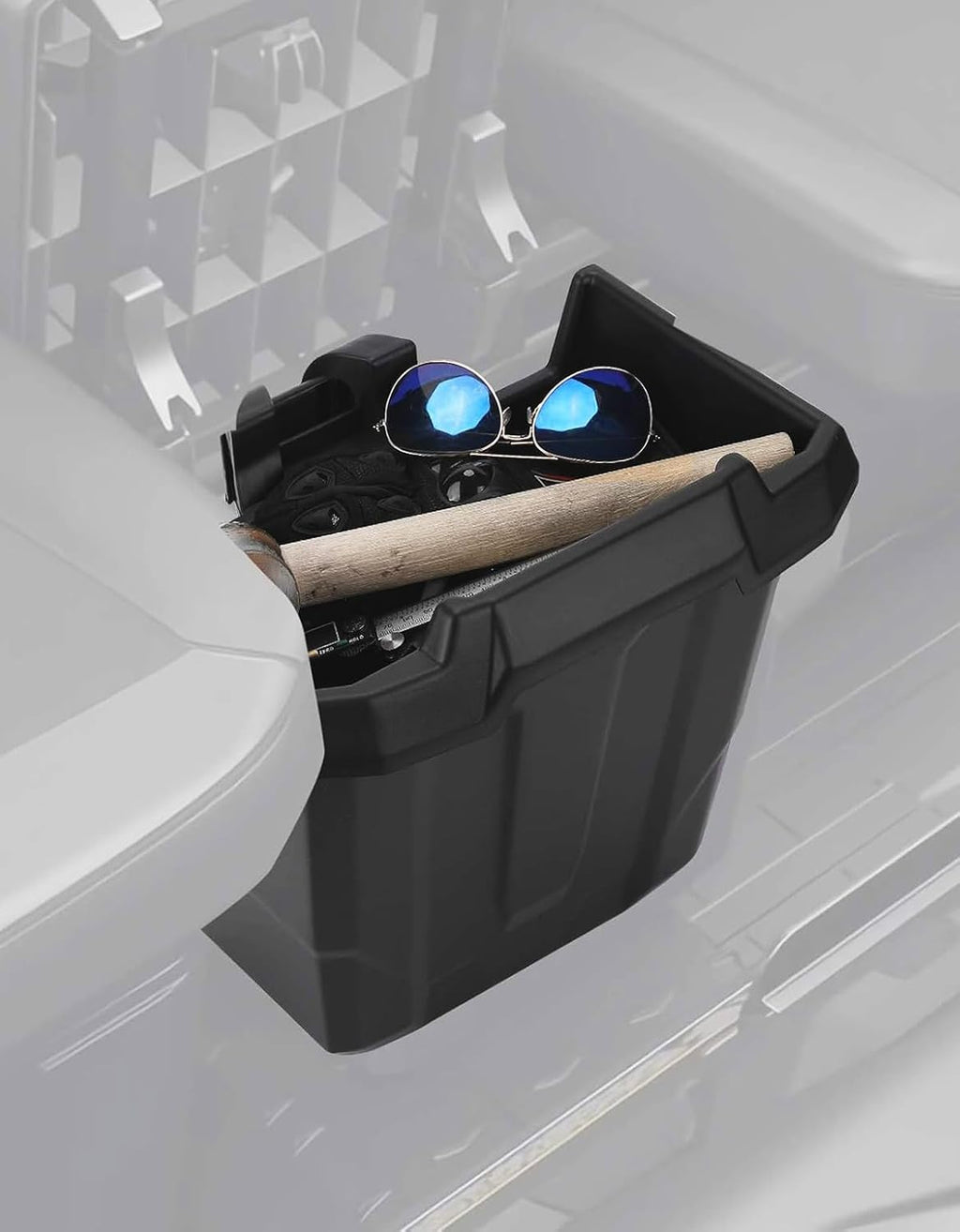 A & UTV PRO Center Underseat Storage Bin for Cam Am Defender, Central Underseat Storage Box Compatible with Defender & Defender Max 2016-2025 Replace OEM 715003446