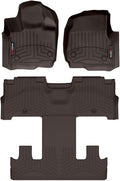 WeatherTech Custom Fit FloorLiners for Ford Expedition Max - Full Set (471665-1-5), Cocoa