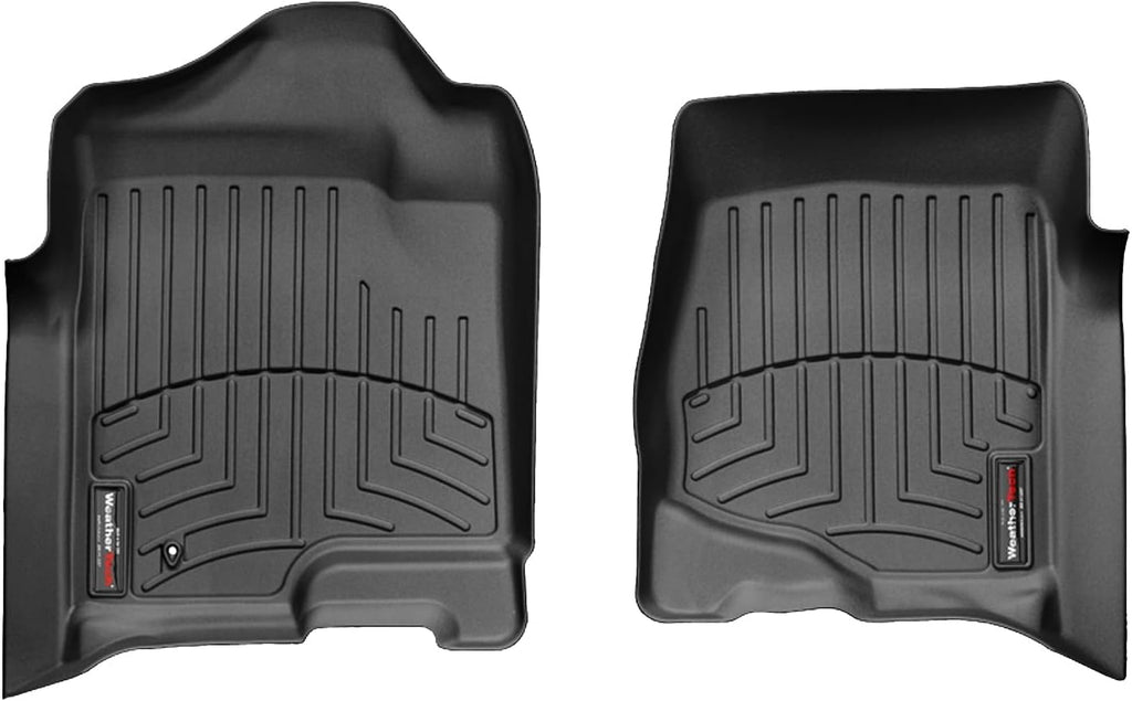 WeatherTech Custom Fit FloorLiners for Chevrolet Silverado, Avalanche, Avalanche - 1st Row (440661), Black