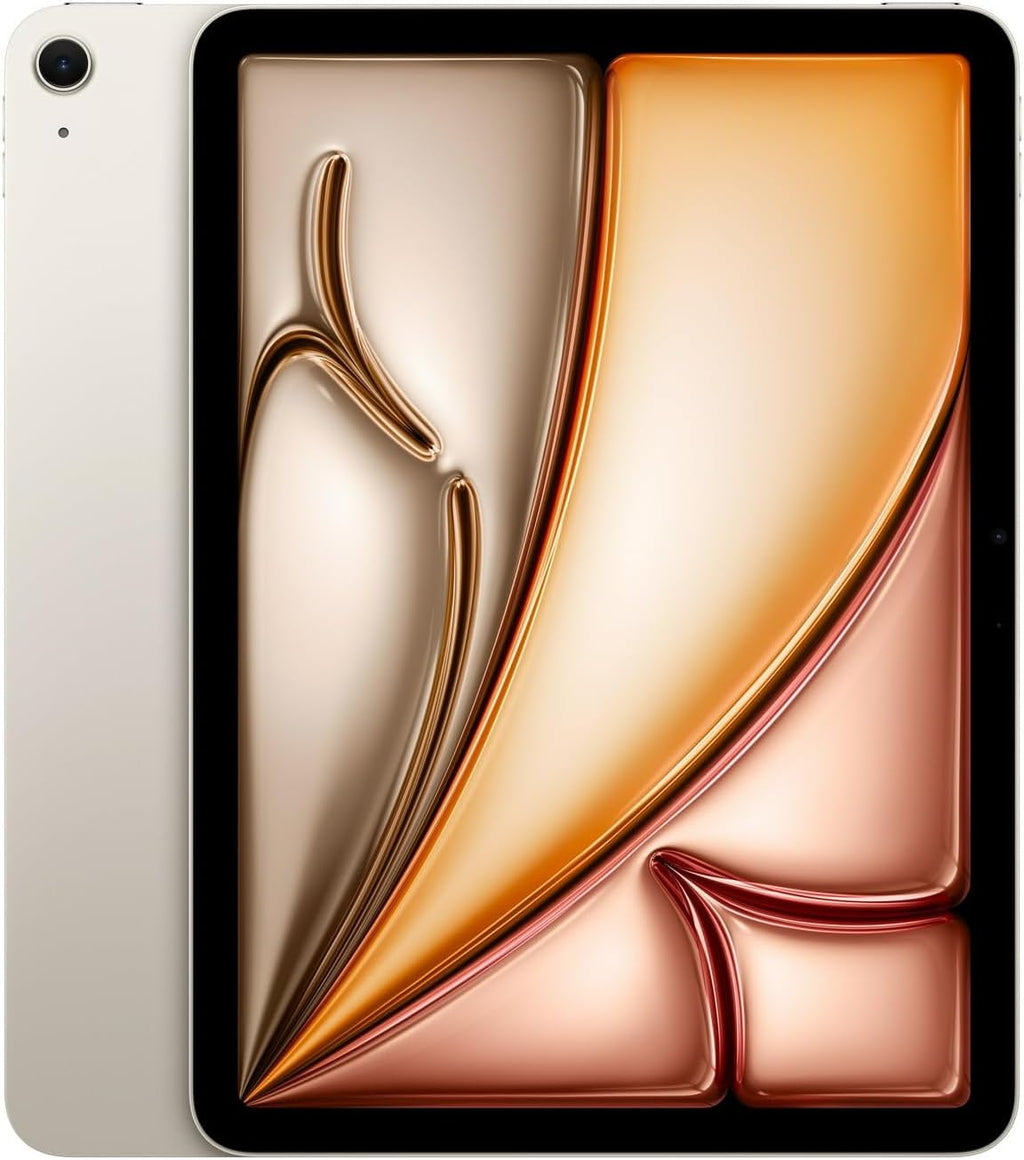2025 Apple iPad Air (11-inch, Wi-Fi + Cellular, 128GB) - Starlight (Renewed)