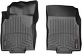 WeatherTech Custom Fit FloorLiners for Nissan Rogue - 1st Row (446301), Black