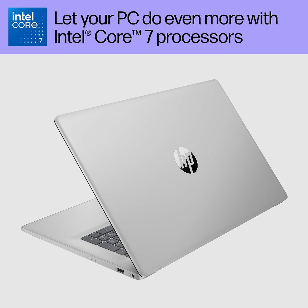 HP 17 inch Laptop, 17.3' HD+ Touchscreen Display, Microsoft Office Lifetime License & Windows 11 Pro, Core 7-150U Processor, 64 GB DDR4 RAM, 2 TB SSD, Intel Graphics, Backlit Keyboard, Wi-Fi 6