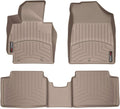 WeatherTech Custom Fit FloorLiners for Hyundai Veloster - 1st & 2nd Row (45342-1-2), Tan