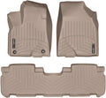 WeatherTech Custom Fit FloorLiners for Toyota Highlander, Highlander, Highlander - 1st & 2nd Row (45632-1-2), Tan