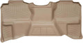 WeatherTech Custom Fit FloorLiners for GMC Sierra 1500, Silverado, Silverado - 2nd Row (450669), Tan