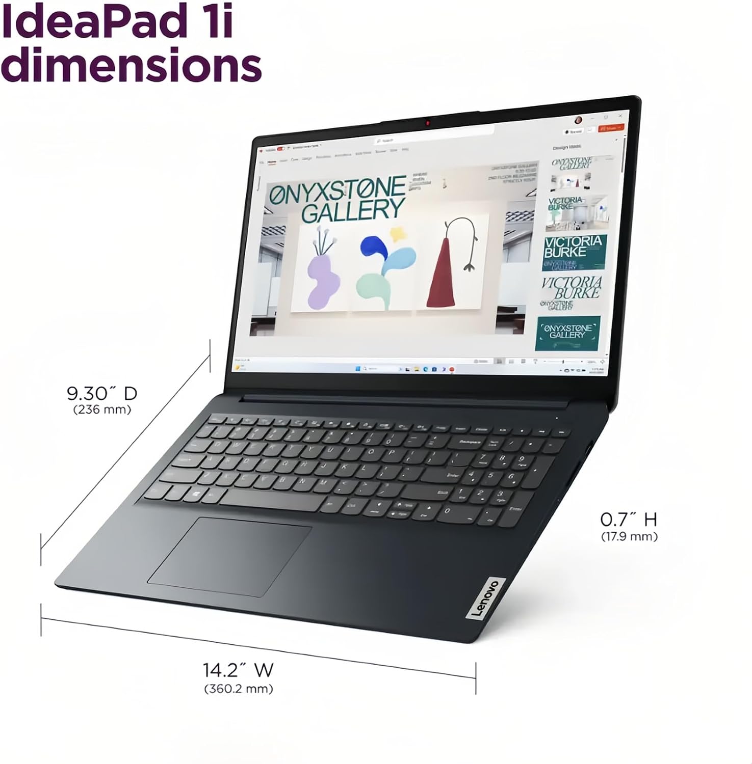 Lenovo IdeaPad - 15.6' Full HD 1080p Touchscreen Laptop - Intel Core i5-1335U Copilot in Windows 11 Pro - Webcam - Wi-Fi 6 - w/Mouse pad (16GB RAM | 1TB PCIe SSD + PRO)