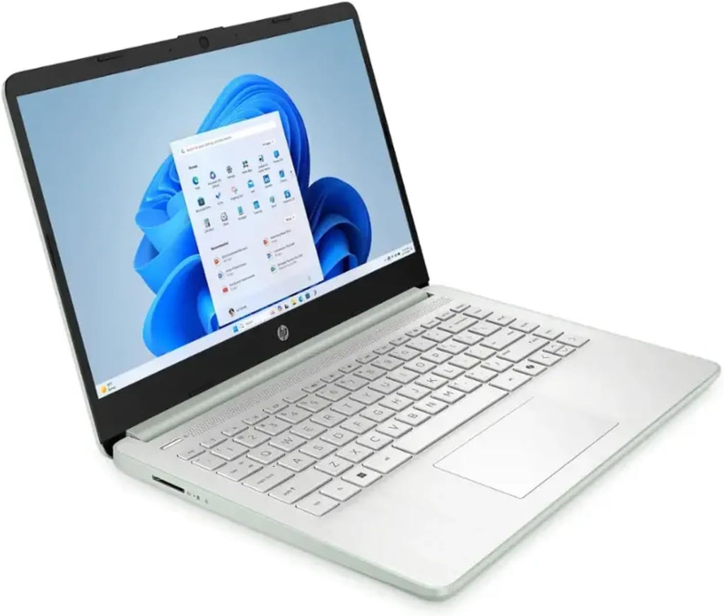 HP 14' Student Business Laptop - Windows 11 Pro • 1-Year Office 365 • Intel Quad-Core N150 • HD Anti-Glare Display • Wi-Fi 6 • Copilot+ PC • Green • 16G RAM • 128G UFS + 256GB Micro SD Card