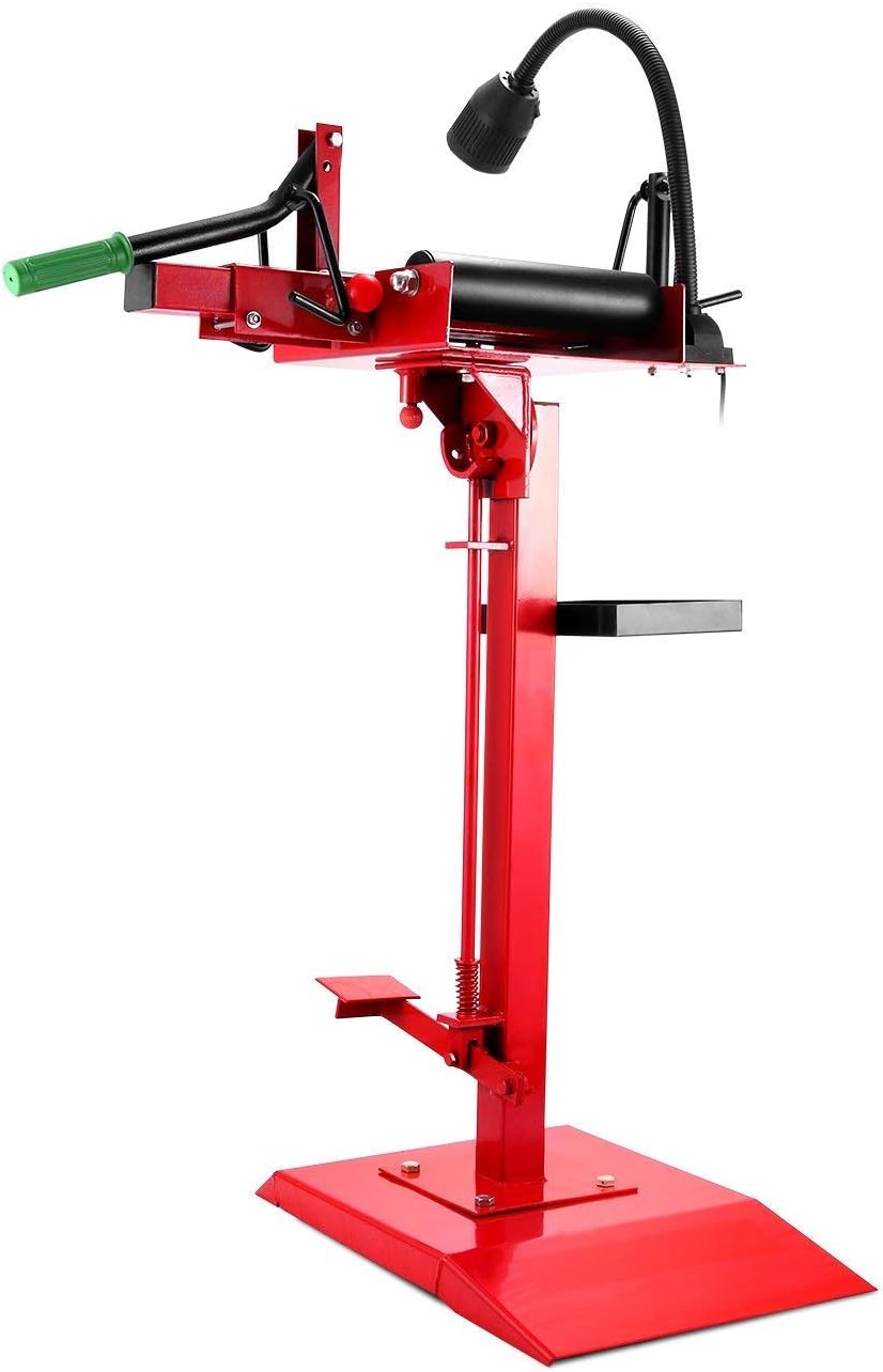 Vevor Manual Tire Spreader Portable Tire Changer with Stand Adjustable LED Light Tire Spreader Tool for Light Truck and Car : Automotive