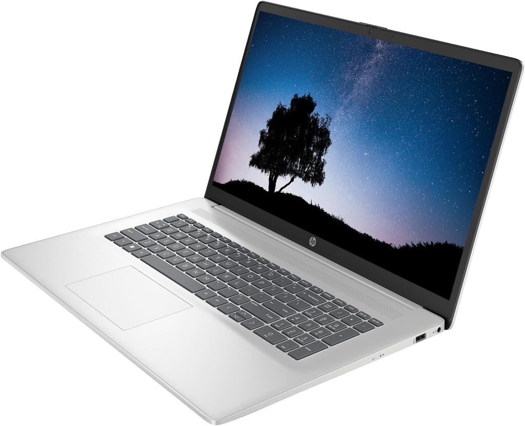 HP Laptop, 17.3' Business & Student Laptop Computer, Windows 11 Pro 32GB RAM 1TB SSD, Intel Core i3-N305 Processor, HD+ LED Display, Microsoft Office Lifetime Suite, SageNova Earphones, Silver