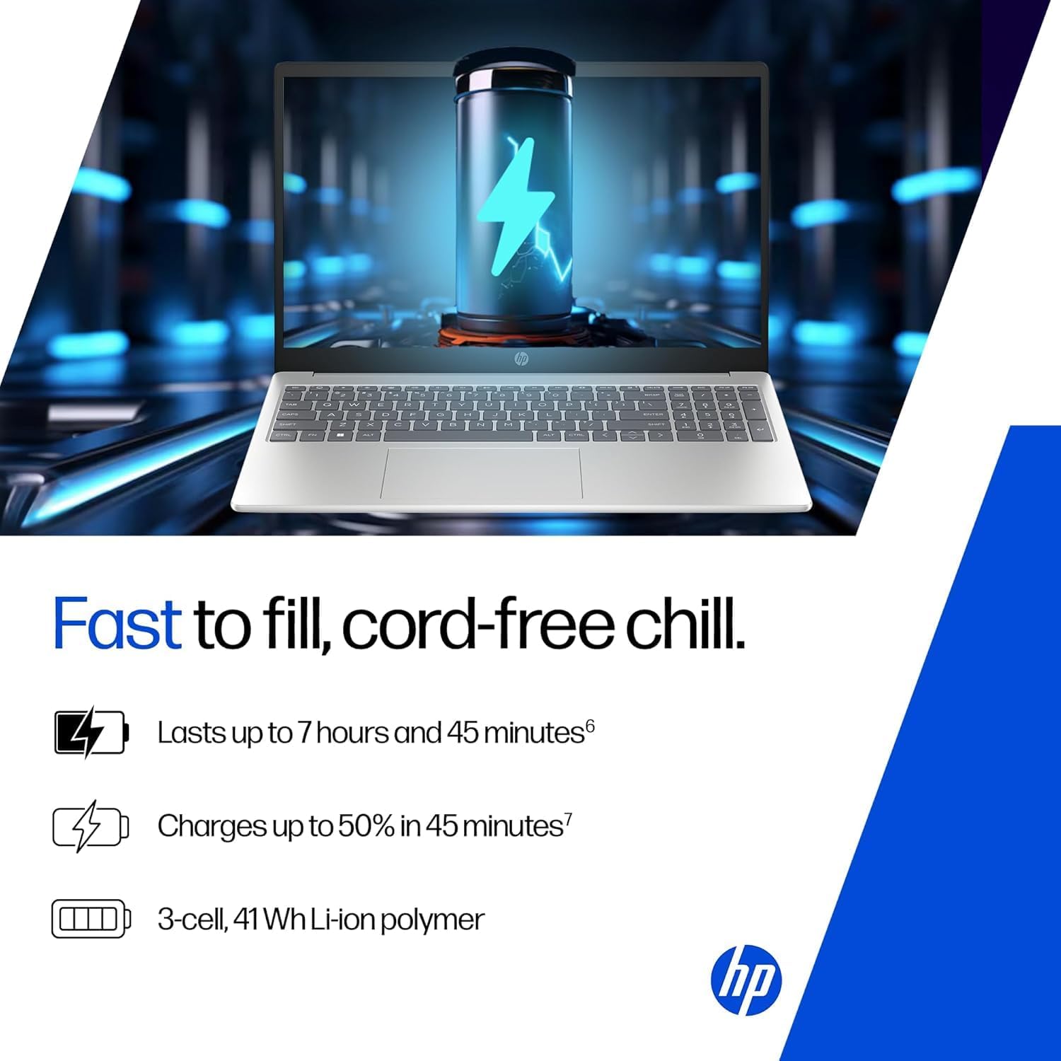 HP 15.6 Inch Full HD Touchscreen Laptop | 13th Gen Intel Core i7 1335U, 10 Cores, Up to 5GHz | 64GB RAM, 1TB SSD | Natural Silver | 8HR Battery | WiFi 6, Bluetooth 5.3
