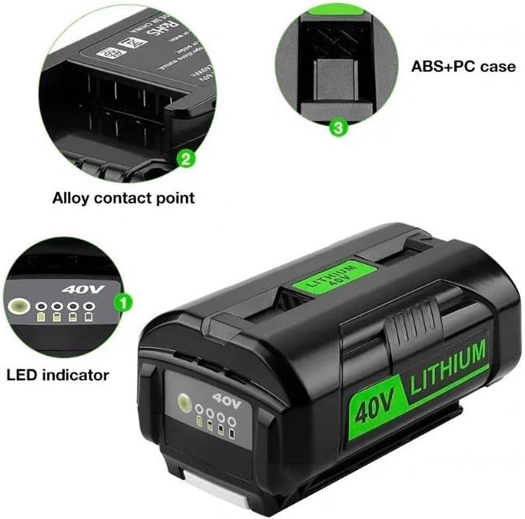1Pcs Lawn Mower Blower Electric Saw Lithium Battery 7AH 36V 10C Power.Compatible for Ryobi 40V Lawn Mower Lithium Battery
