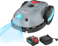 V100 Robotic Lawn Mower with Visual Navigation, Smart Obstacle Avoidance, Adjustable Cutting Height, Low Noise – Ideal for Small Lawns